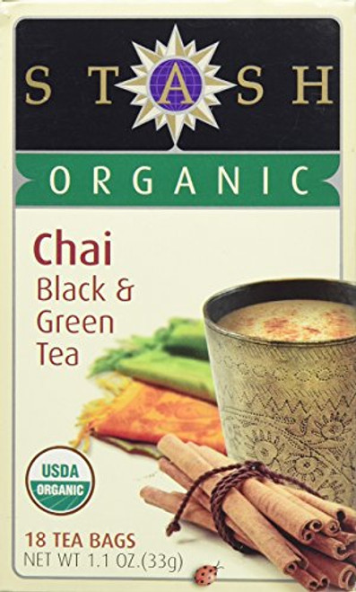 Stash Tea Organic Green Black Chai Tea - 18 ct Stash Tea Organic Green Black Chai Tea - 18 ct