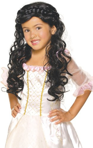 Rubie's Enchanted Princess Child's Costume Wig, Black