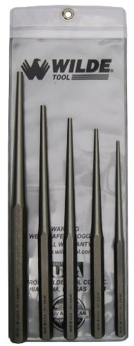 Wilde Tool PLT5 Long Taper Punch Set, 5-Piece