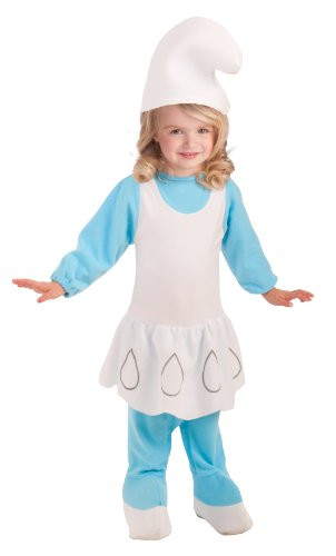 Rubie's Costume The Smurfs 2 Smurfette Romper and Headpiece, Blue/White, Infant