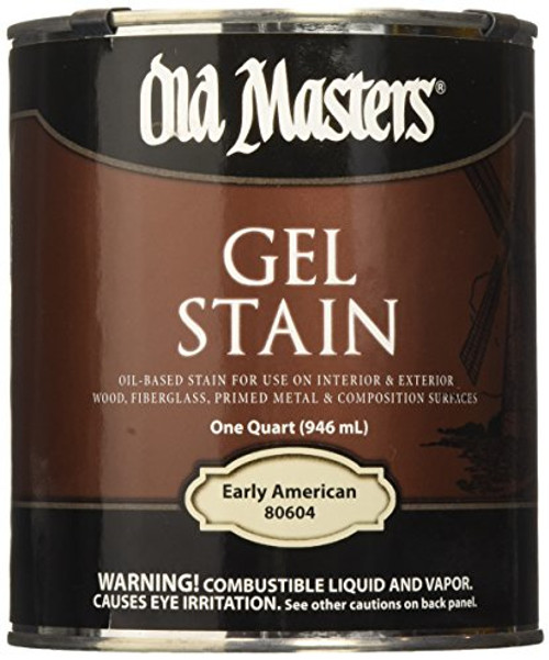Old Masters 80604 Gel Stain, 1 Quart, Early American