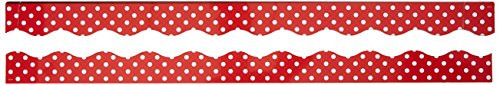 Teacher Created Resources Red Polka Dots Magnetic Border (77255) Teacher Created Resources Red Polka Dots Magnetic Border (77255)