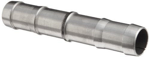 Dixon King KM82 Steel Shank/Water Fitting, Hose Mender for 2 Clamp End, 1" Hose ID Barbed