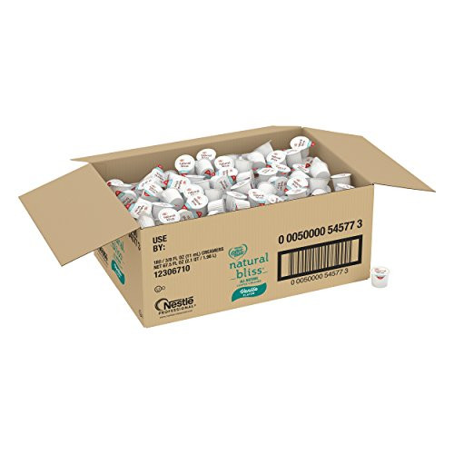 Nestle Coffee-mate Coffee Creamer, Natural Bliss, liquid creamer singles, Pack of 180 Nestle Coffee-mate Coffee Creamer, Natural Bliss, liquid creamer singles, Pack of 180
