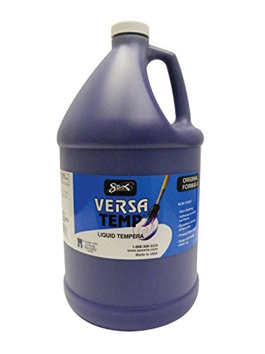 Sax Versatemp Heavy-Bodied Tempera Paint, Violet, 1 Gallon - 1440717