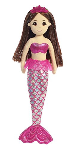 Aurora World Sea Sparkles Mermaid Plush, Ruby