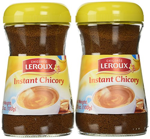 Leroux Regular Instant Chicory 3.5oz/100g 2 Jars