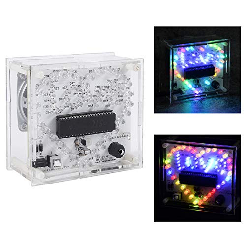 DDIY Heart Shaped Music Remote-Control Flowing Lamp DIY Electronic Soldering Practice Kit DDIY Heart Shaped Music Remote-Control Flowing Lamp DIY Electronic Soldering Practice Kit