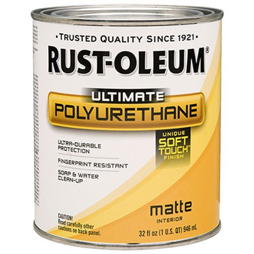 Rust-Oleum 260165 Soft Touch Polyurethane, Quart, Matte