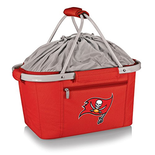 PICNIC TIME NFL Tampa Bay Buccaneers Metro Insulated Basket, Red