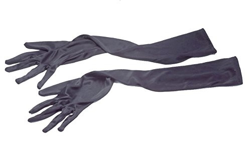 Loftus International Star Power Halloween Costume Fashion 2pc Gloves Black 19" Novelty Item