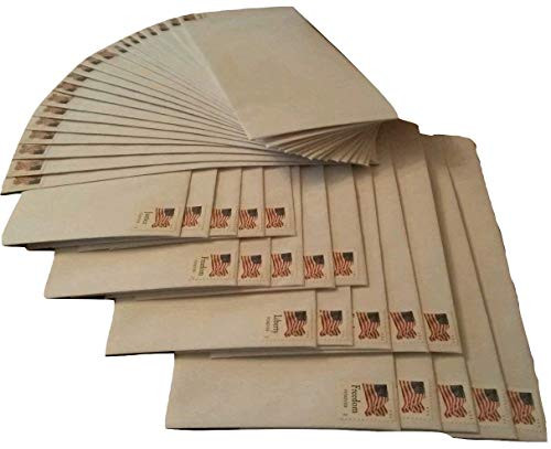 20 Forever Stamped Envelopes -Number 10 Security Envelopes (Stamp and Envelope Design May Vary)