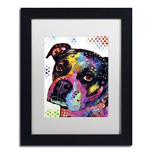 Young Boxer by Dean Russo, White Matte, Black Frame 11x14-Inch