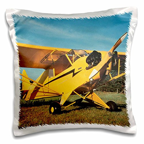 3D Rose pc_33350_1"" Yellow Cub Plane Pillow Case, 16" x 16"