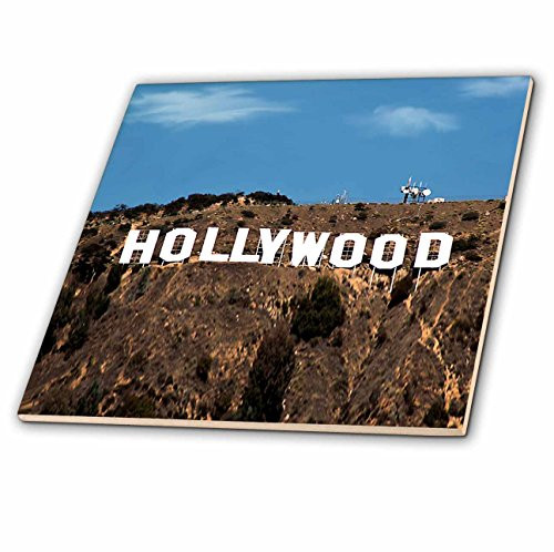 3dRose ct_4400_1 Hollywood Ceramic Tile, 4-Inch