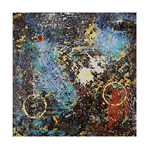 Rustic Industrial Yellow by Hilary Winfield, 14x14-Inch