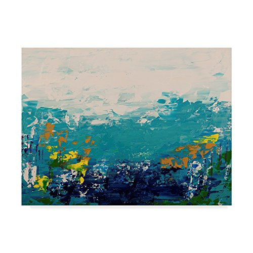 Blue  Painted Lake by Hilary Winfield, 18x24-Inch