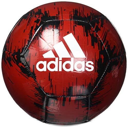 adidas Glider 2 Soccer Ball, Power Red/Black/White, 5