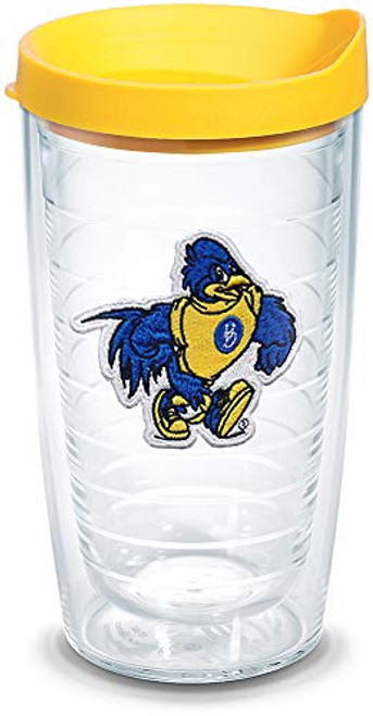 Tervis 1319403 Delaware Blue Hens Logo Insulated Travel Tumbler with Emblem and Yellow Lid, 16oz - Tritan, Clear Tervis 1319403 Delaware Blue Hens Logo Insulated Travel Tumbler with Emblem and Yellow Lid, 16oz - Tritan, Clear