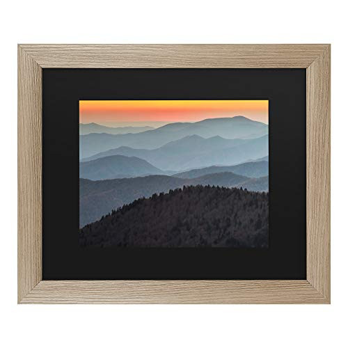 Trademark Fine Art Smoky Sunset by Pierre Leclerc, Black Matte, Birch Frame 11x14 Trademark Fine Art Smoky Sunset by Pierre Leclerc, Black Matte, Birch Frame 11x14