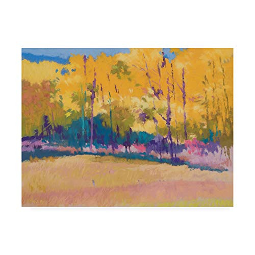 Trademark Fine Art Yellow Trees Landscape by Mike Kell, 14x19, Multiple