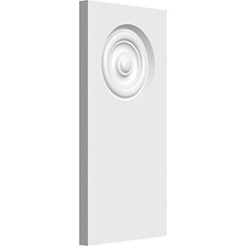 Ekena Millwork PBP050X100X050FOS02-CASE-2 Plinth Block, 5"W x 10"H x 1/2"P, White