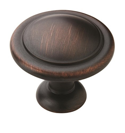 Amerock BP1387-ORB Reflections 1-1/4-Inch Diameter Knob, Oil-Rubbed Bronze
