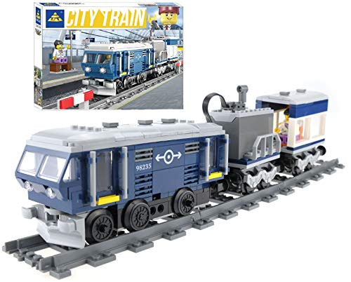 inFUNity Passenger Toy Train Set with Motor, Compatible with Lego Train Track, Electric Train Set inFUNity Passenger Toy Train Set with Motor, Compatible with Lego Train Track, Electric Train Set