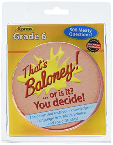 Edupress Thats Baloney! Game, Grade 6 (EP63484)