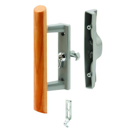 Slide-Co 14186 Sliding Door Handle Set, Wood Pull, Aluminum Diecast, Viking