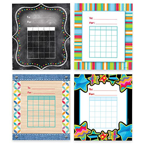 Creative Teaching Press Student Incentive Charts Variety Pack - 5 1/4 x 6 - Pack of 144