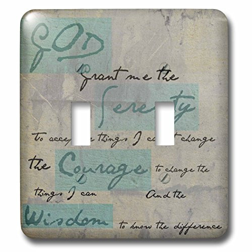3dRose lsp_50568_2"Serenity Prayer - Inspirational - Spiritual - Double" Toggle Switch 3dRose lsp_50568_2"Serenity Prayer - Inspirational - Spiritual - Double" Toggle Switch