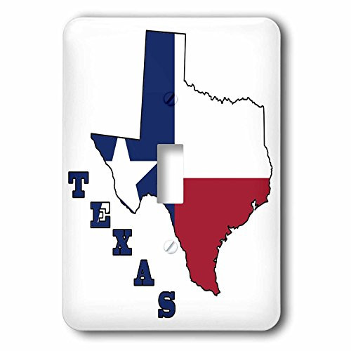 3dRose lsp_58725_1" State Flag in The Outline Map and Letters of Texas." Single Toggle Switch 3dRose lsp_58725_1" State Flag in The Outline Map and Letters of Texas." Single Toggle Switch