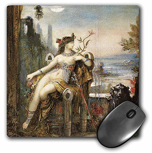 3D Rose "Cleopatra By Gustave Moreau" Matte Finish Mouse Pad - 8 x 8" - mp_127470_1