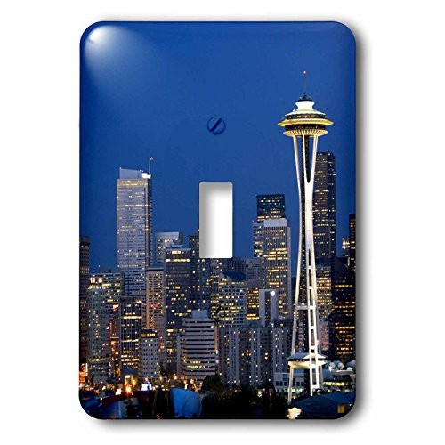 3dRose lsp_95317_1 Space Needle, Seattle, Washington Us48 Dfr0072 David R Frazier Single Toggle Switch
