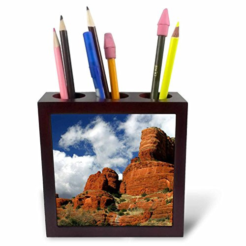 3dRose ph_88012_1 Arizona, Sedona, Red Rock Formations - US03 KWI0032 - Kymri Wilt - Tile Pen Holder, 5-Inch