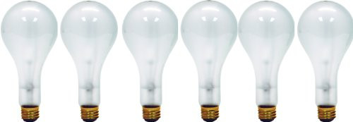 GE Lighting 41459-6 Soft White 3-Way Mogul Base Bulb, 100/200/300-Watt 6-Pack
