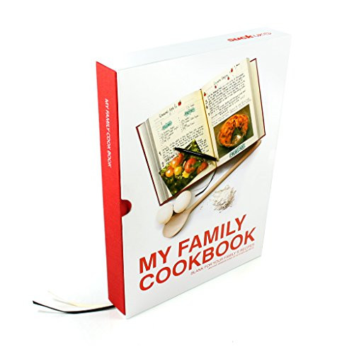 Suck UK My Family Recipe Book and Cooking Journal - Blank for Storing / Recording Your Own Recipes