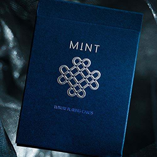 SYNCSPIKE Mint 2 Playing Cards (Blueberry) Included a Clear Plastic Protective Playing Cards case