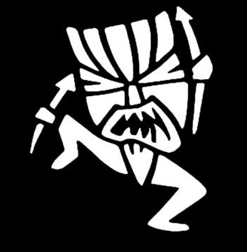 Makarios LLC Tiki Witch Doctor Cars Trucks Vans Walls Laptop MKR| White |5.5 x 3.25|MKR467 Makarios LLC Tiki Witch Doctor Cars Trucks Vans Walls Laptop MKR| White |5.5 x 3.25|MKR467