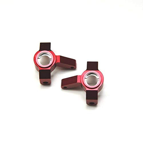ST Racing Concepts STA31381R CNC Machined Aluminum Front Steering Knuckles for Axial SCX10 II, RTR (Pair) Red