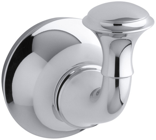 KOHLER K-11275-CP Forte Traditional Robe Hook, Polished Chrome