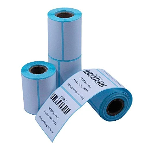 Thermal Printer, 2inch Barcode Label Printer Portable Thermal Bluetooth Printer with Rechargeable Battery for Restaurant, Retail, Small Business and More Labels (40X70MM Label Roll)