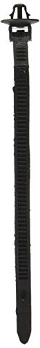 uxcell a16101000ux0548 30pcs 9mm x 140mm Adjustable Nylon Push Mount Cable Ties Zip Wire Fasten Black, 30 Pack