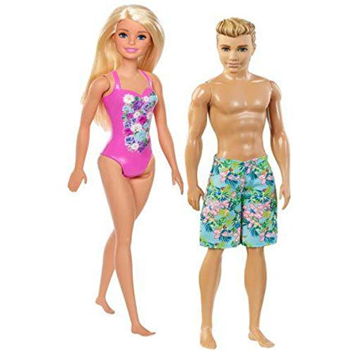 Beach Barbie and Ken Set - Beach Barbie and Beach Ken Bundle of 2 Doll Beach Barbie and Ken Set - Beach Barbie and Beach Ken Bundle of 2 Doll
