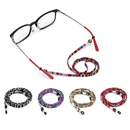 Alfzero Sunglass Straps Eyewear Ret Eyeglass Holder Chain Cord Necklace Lanyard Eyeglass Strap Eyeglass Retainer Eyewear Holder Glasses Straps Eyewear Holder