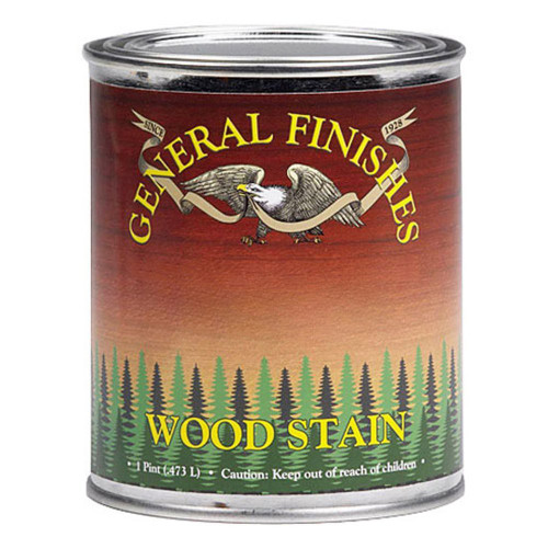 General Finishes WYPT Water Base Wood Stain, 1 pint, Brown Mahogany