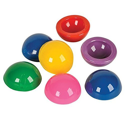6 HUGE RUBBER PARTY POPPERS, TURN THEM INSIDE OUT AND WATCH THEM JUMP