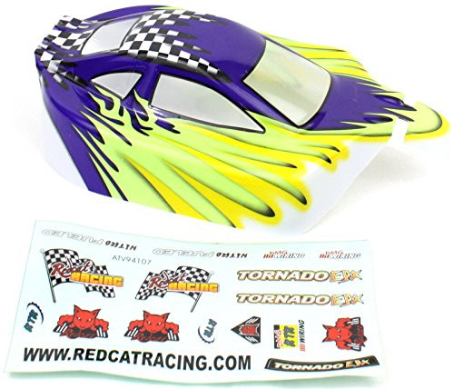 Redcat Racing Buggy Body (1/10 Scale), White/Green/Purple