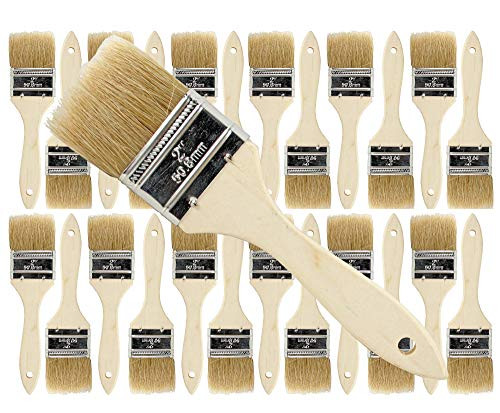 Pro Grade - Chip Paint Brushes - 24 Ea 2 Inch Chip Paint Brush Pro Grade - Chip Paint Brushes - 24 Ea 2 Inch Chip Paint Brush